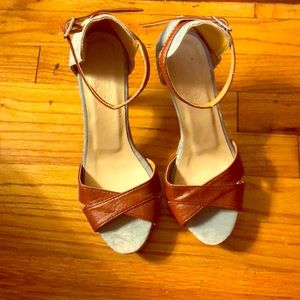 Women’s high heels.